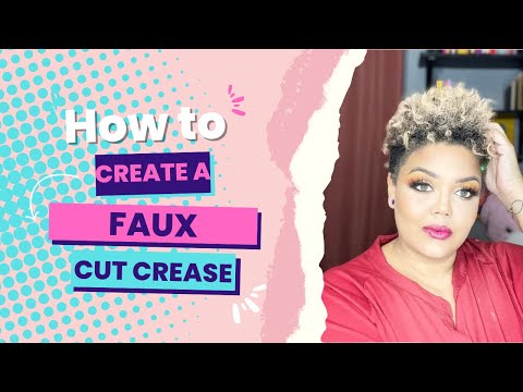 Drunken Lipstick faux cut crease tutorial thumbnail