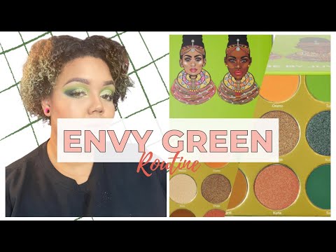 Drunken Lipstick green half cut crease tutorial thumbnail